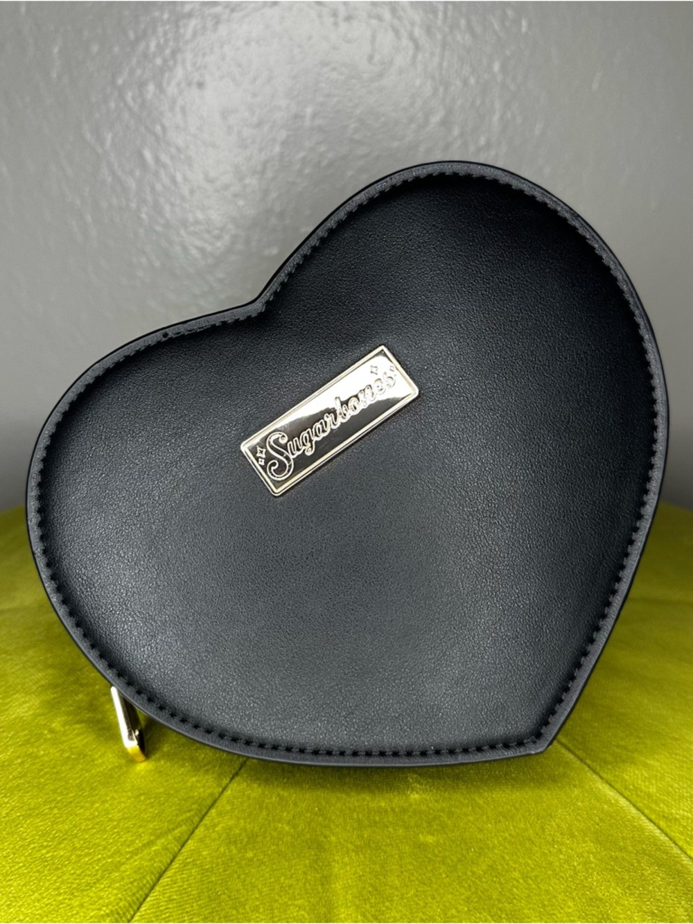 Sugarbones Black Heart Belt Bag
